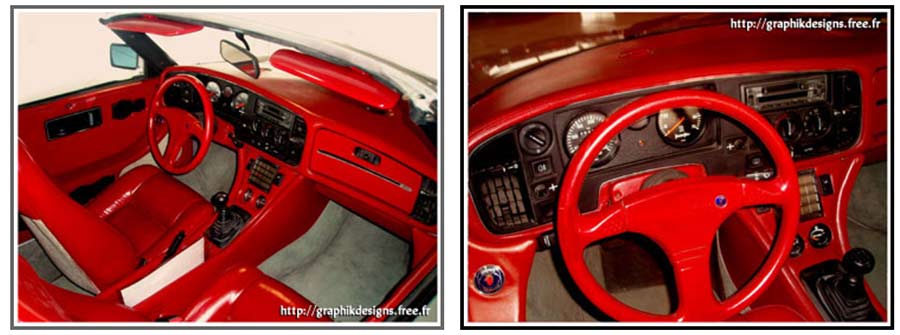 Saab 900 Speedster Prototype - Dashboard viewPhoto courtesy of Mr. Villanueva (Saab Bayonne)