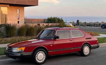 Impeccably preserved exterior of the 1987 Saab 900S 16V - A testament to timeless style and meticulous care