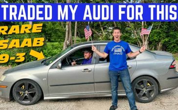 WatchJRGo’s newly acquired 2006 Saab 9-3 Aero V6 Turbo — broken, but still full of character.