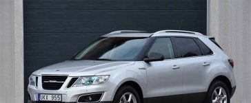 Chassis No. 001 — the first Saab 9-4X ever built, preserved with only 469 km, now offered by Bilweb Auctions in Sweden.