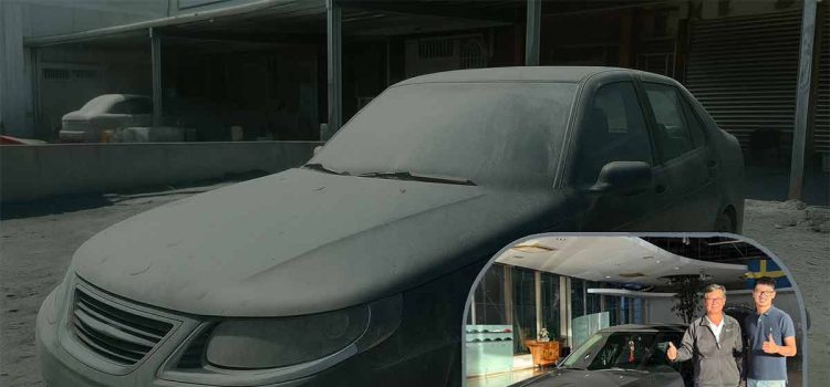 The Saab 9-5 That Refused to Die: From Flood Burial to a Second Life! 1 Saab 9-5 from Guangfu — before and after the SAC restoration.