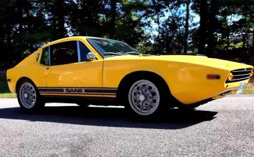 1971 Saab Sonett III in Mellow Yellow owned by 18-year-old David, featured in Mike the Baldadonis video