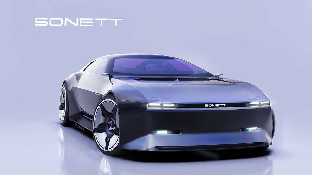 The Classic Saab Sonett Meets the Future with Hirash Razaghi's Electrifying Sonett IV EV Design Proposal