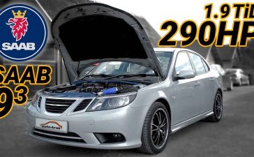 The Saab 9-3 1.9 TiD from Auto Krak - rebuilt with GTB2260VKL turbo, Insignia fuel system, and custom mapping - now delivers 290 hp and 580 Nm.