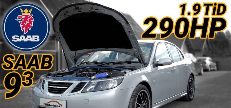 The Saab 9-3 1.9 TiD from Auto Krak - rebuilt with GTB2260VKL turbo, Insignia fuel system, and custom mapping - now delivers 290 hp and 580 Nm.