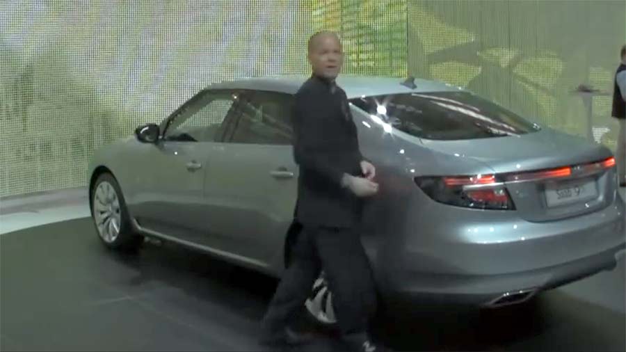 Simon Padian - New Saab 9-5 Design review at IAA Frankfurt 2009